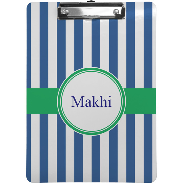 Custom Stripes Clipboard (Letter Size) w/ Name or Text