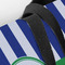 Stripes Closeup of Tote w/Black Handles