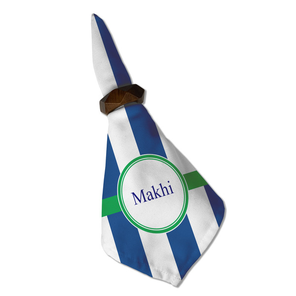 Stripes Cloth Napkins - Personalized Dinner (Folded in Ring) (MAIN)