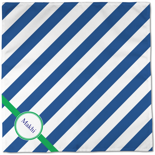 Stripes Cloth Napkins - Personalized Dinner (Full Open)