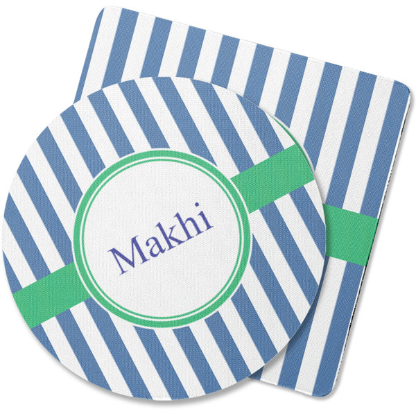 Custom Stripes Rubber Backed Coaster (Personalized)
