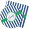 Stripes Rubber Backed Coaster (Personalized)