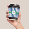 Stripes Coffee Cup Sleeve - LIFESTYLE