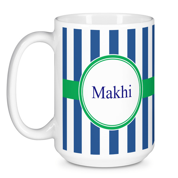 Stripes Coffee Mug - 15 oz - White