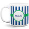 Stripes 20 Oz Coffee Mug - White (Personalized)