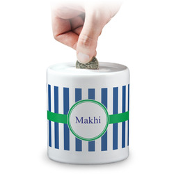 Stripes Coin Bank (Personalized)