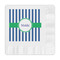 Stripes Embossed Decorative Napkins (Personalized)