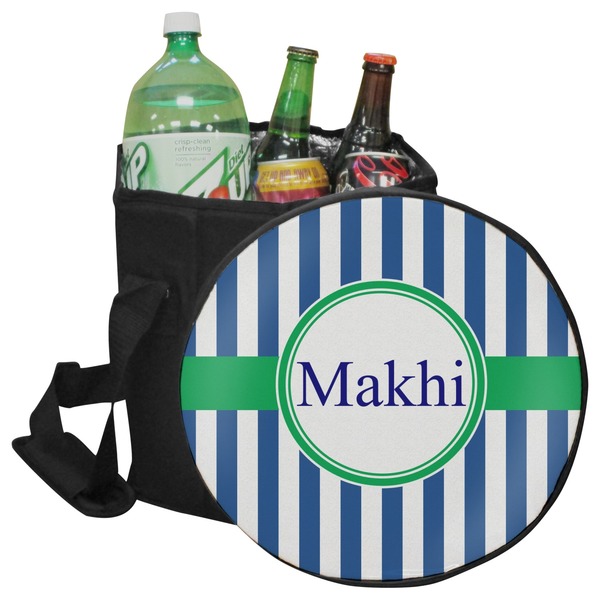 Custom Stripes Collapsible Cooler & Seat (Personalized)