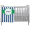 Stripes Crib Comforter / Quilt (Personalized)
