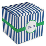 Stripes Cube Favor Gift Boxes (Personalized)