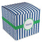 Stripes Cube Favor Gift Boxes (Personalized)