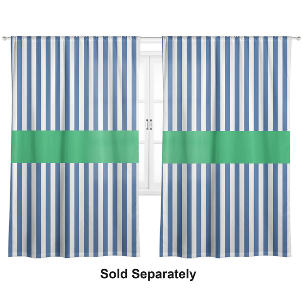 Custom Stripes Curtain Panel - Custom Size