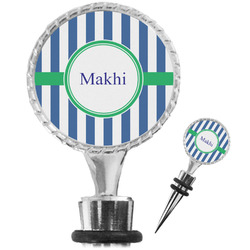 Stripes Wine Bottle Stopper (Personalized)