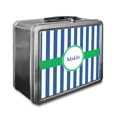 Stripes Lunch Box w/ Name or Text