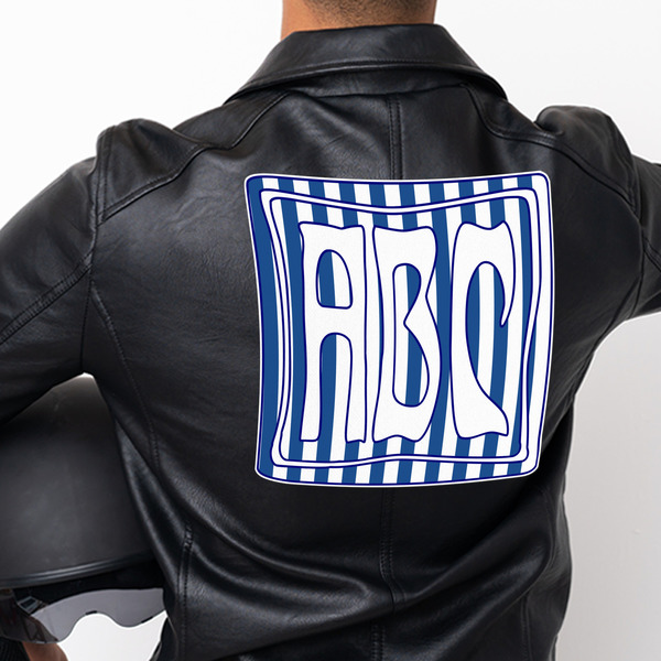 Stripes Custom Shape Iron On Patches - XXXL - APPROVAL