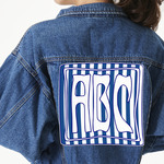 Stripes Twill Iron On Patch - Custom Shape - 3XL (Personalized)