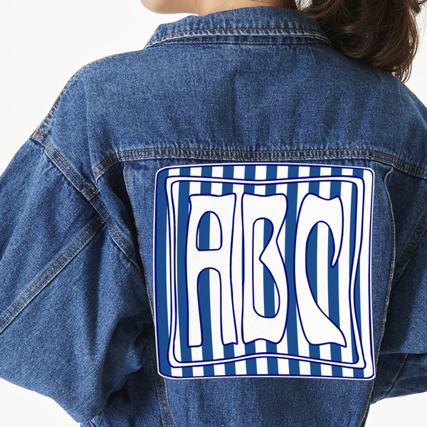 Custom Stripes Twill Iron On Patch - Custom Shape - 3XL (Personalized)