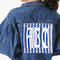 Stripes Twill Iron On Patch - Custom Shape - 3XL (Personalized)