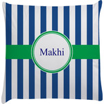 Stripes Decorative Pillow Case w/ Name or Text
