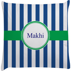 Stripes Decorative Pillow Case w/ Name or Text