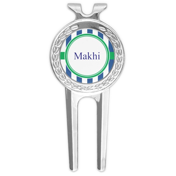 Custom Stripes Golf Divot Tool & Ball Marker (Personalized)