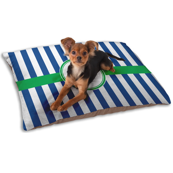 Custom Stripes Dog Bed - Small w/ Name or Text