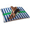 Stripes Dog Bed - Small LIFESTYLE