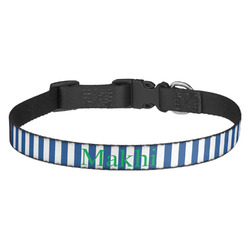 Stripes Dog Collar - Medium (Personalized)
