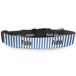 Stripes Deluxe Dog Collar (Personalized)