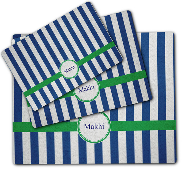 Stripes Dog Food Mat - MAIN (sm, med, lrg)