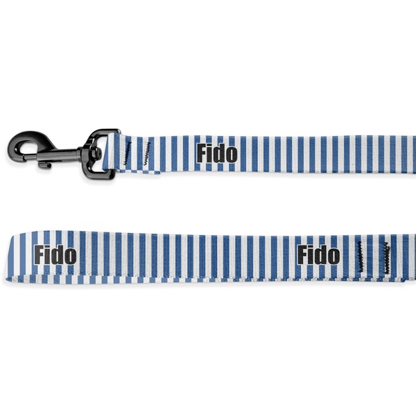 Custom Stripes Dog Leash - 6 ft (Personalized)
