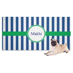 Stripes Dog Towel (Personalized)