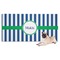 Stripes Dog Towel (Personalized)