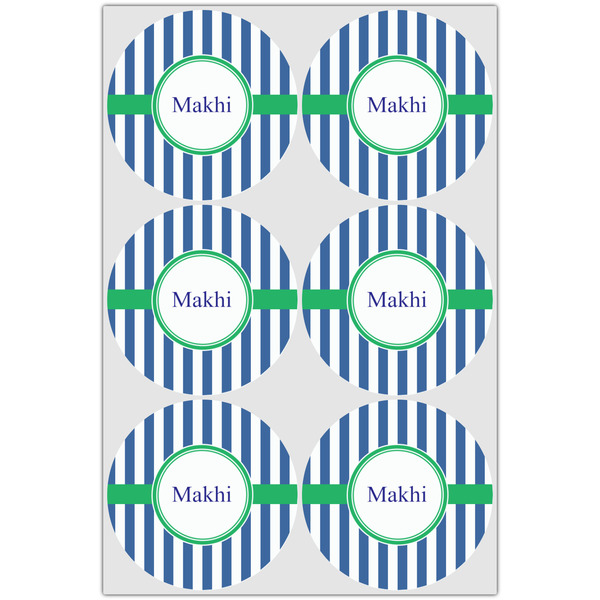 Stripes Drink Topper - Large - Set of 6