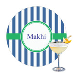 Stripes Printed Drink Topper (Personalized)