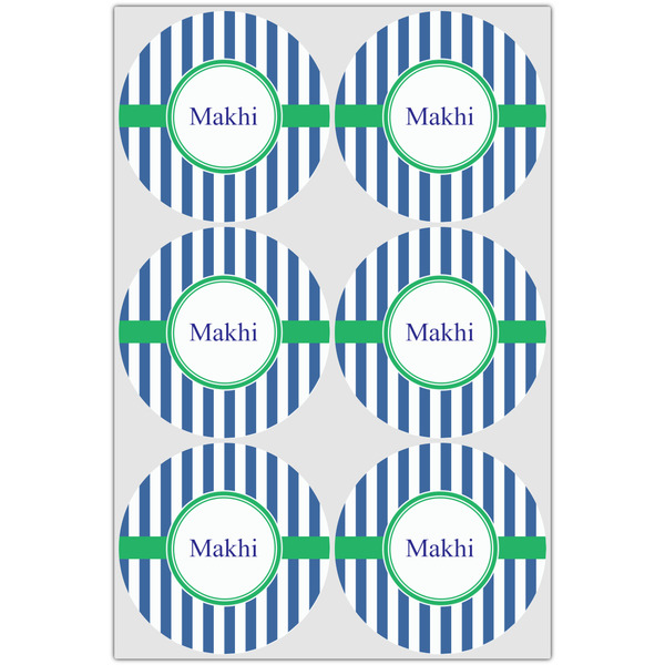 Stripes Drink Topper - XLarge - Set of 6