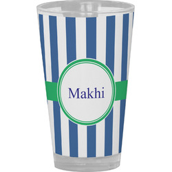 Stripes Pint Glass - Full Color (Personalized)