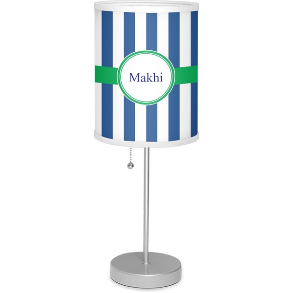 Custom Stripes 7" Drum Lamp with Shade (Personalized)
