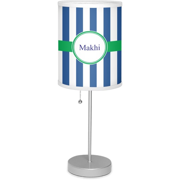 Custom Stripes Lamp with Drum Shade (Personalized)
