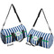 Stripes Duffle bag small front and back sides