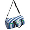 Stripes Duffle bag with side mesh pocket