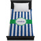 Stripes Duvet Cover - Twin XL - On Bed - No Prop