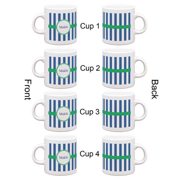 Stripes Espresso Cup Set of 4 - Apvl