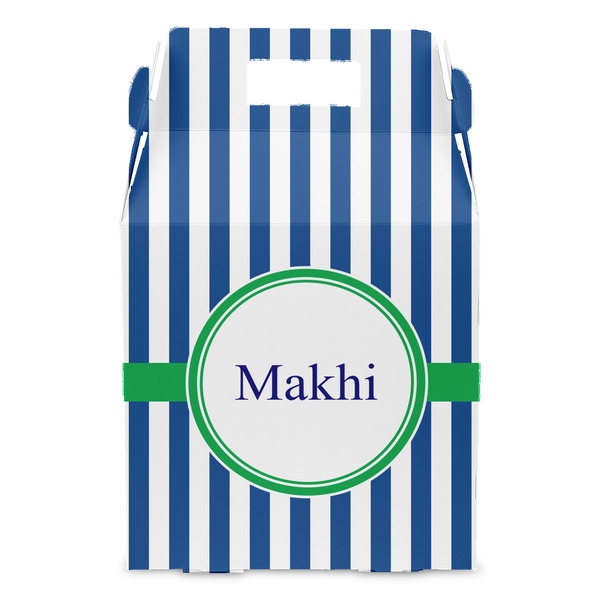 Stripes Gable Favor Box - Front