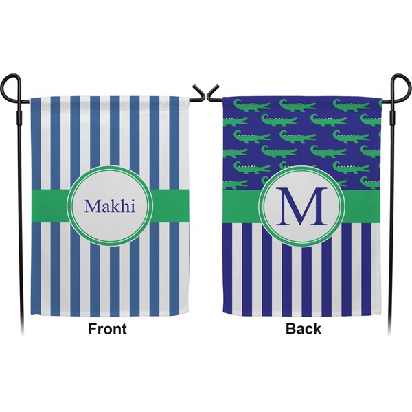 Stripes Garden Flag - Double Sided Front and Back