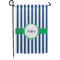Stripes Small Garden Flag - Single Sided w/ Name or Text
