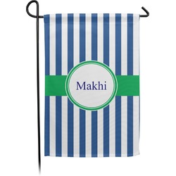 Stripes Small Garden Flag - Double Sided w/ Name or Text
