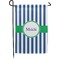 Stripes Small Garden Flag - Double Sided w/ Name or Text