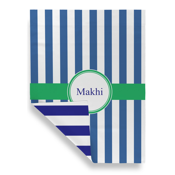 Stripes Garden Flags - Large - Double Sided - FRONT FOLDED