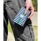 Stripes Genuine Leather Womens Wallet - In Context